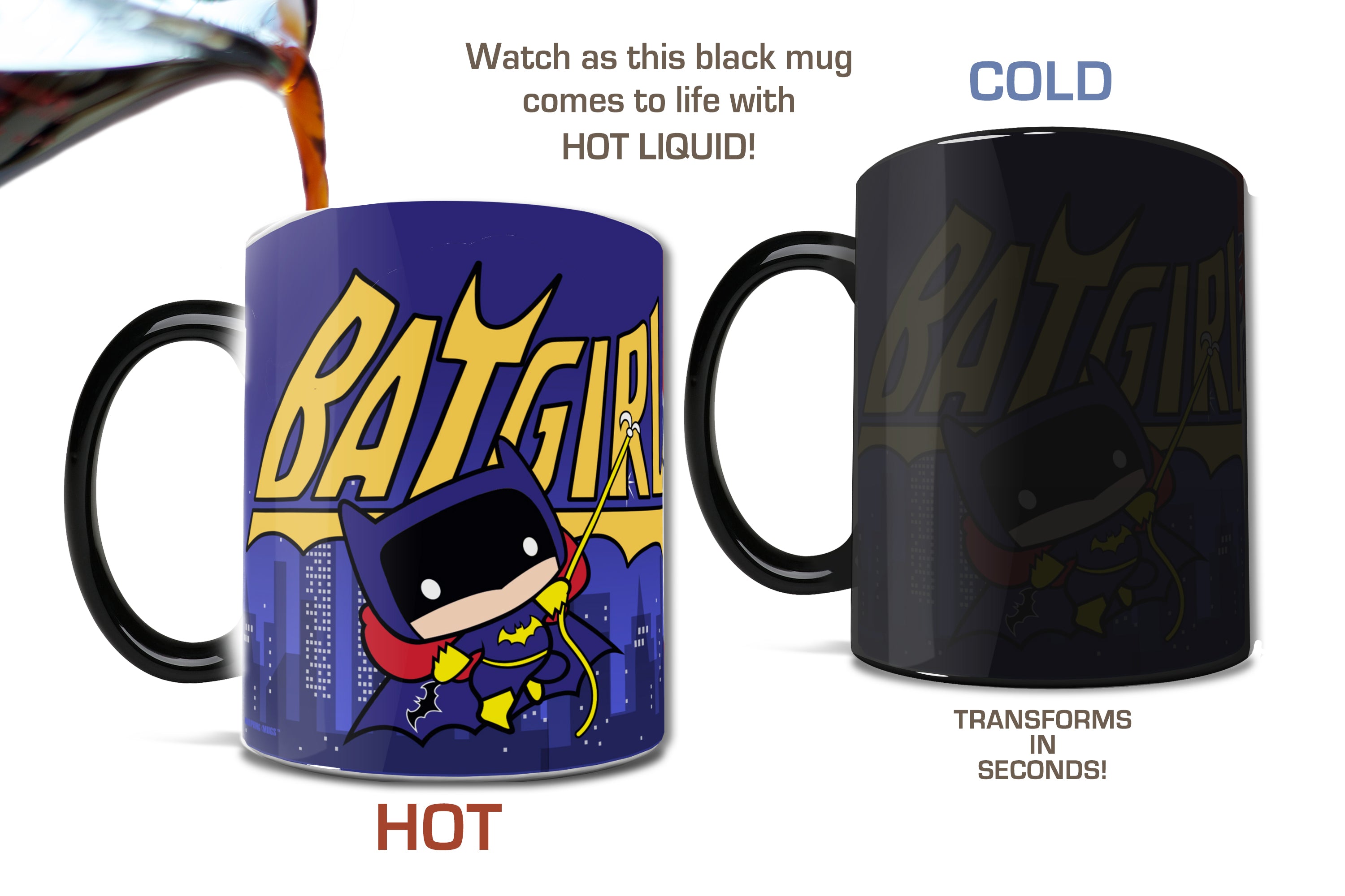 DC Comics (Justice League - Batgirl Cartoon) Morphing Mugs® Heat-Sensitive Mug MMUG639